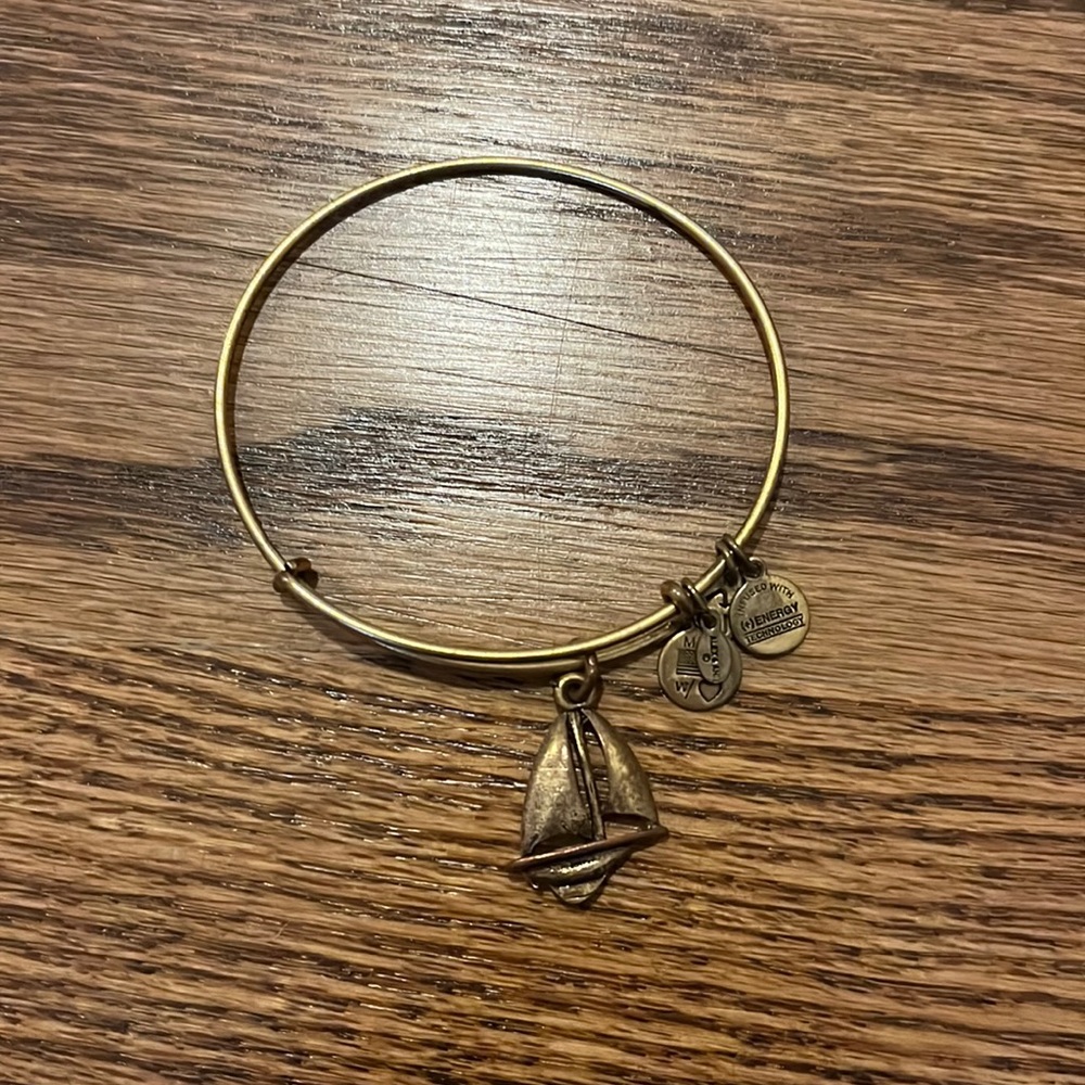 Alex & Ani sail boat bracelet